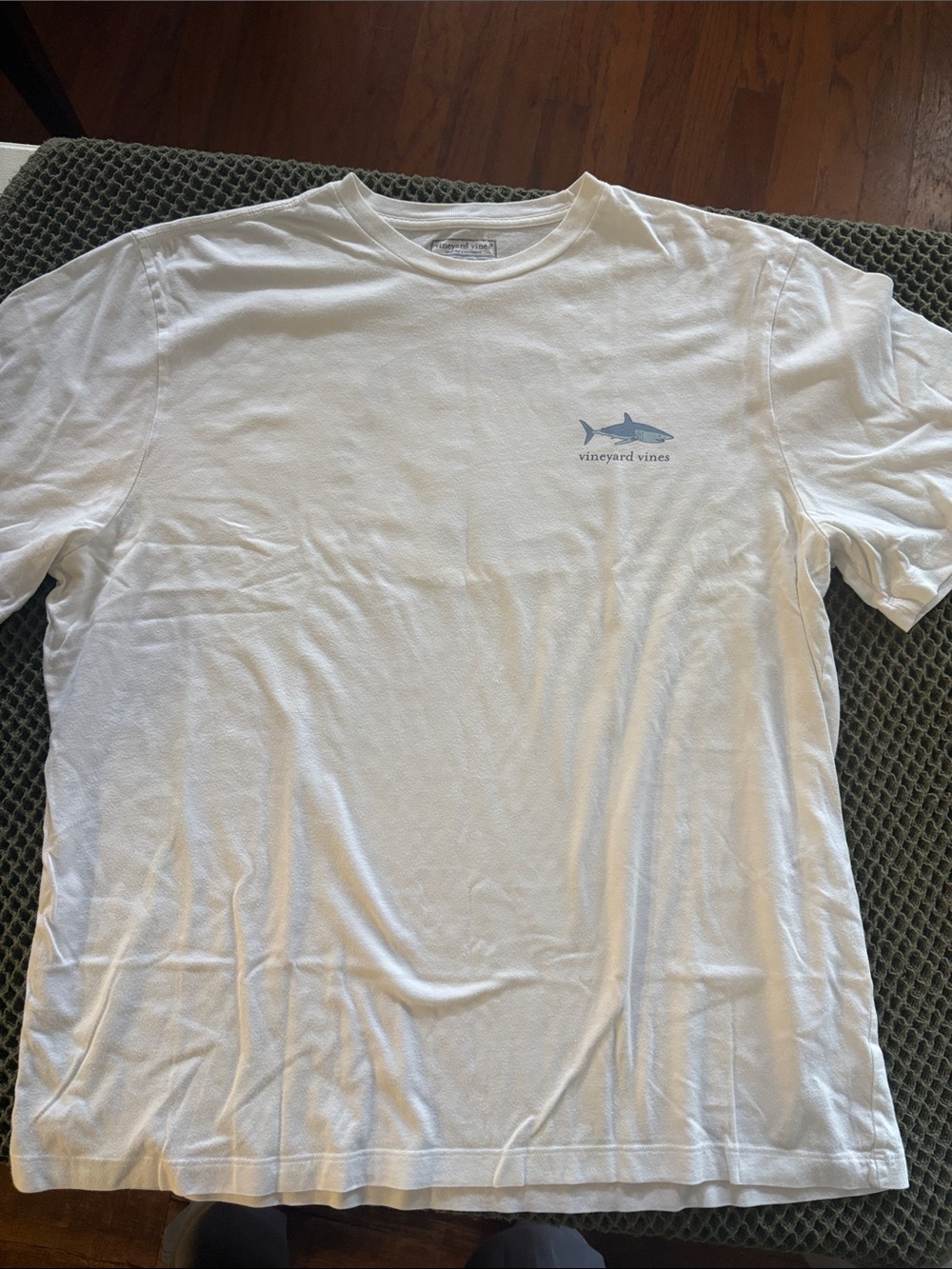 Vineyard Vines White Short-Sleeve Logo T-Shirt